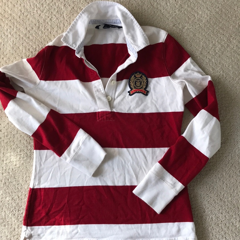 Striped Rugby Polo